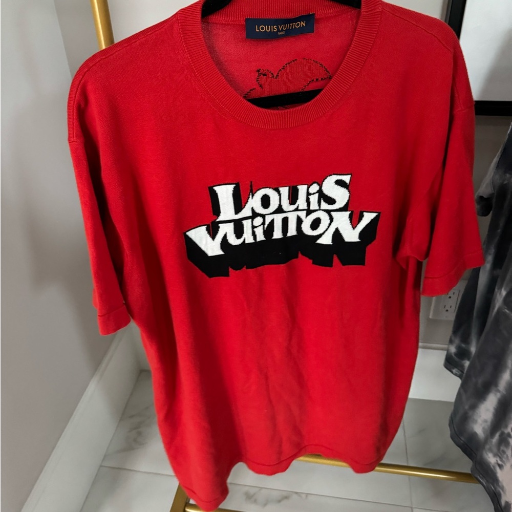 Louis Vuitton Men’s Ready To Wear Graphic Short Sleeve Crew Neck